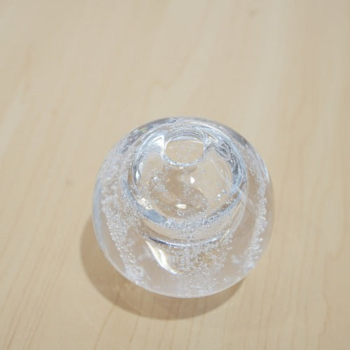 さざ波硝子店 花瓶 水の球体 (小)
