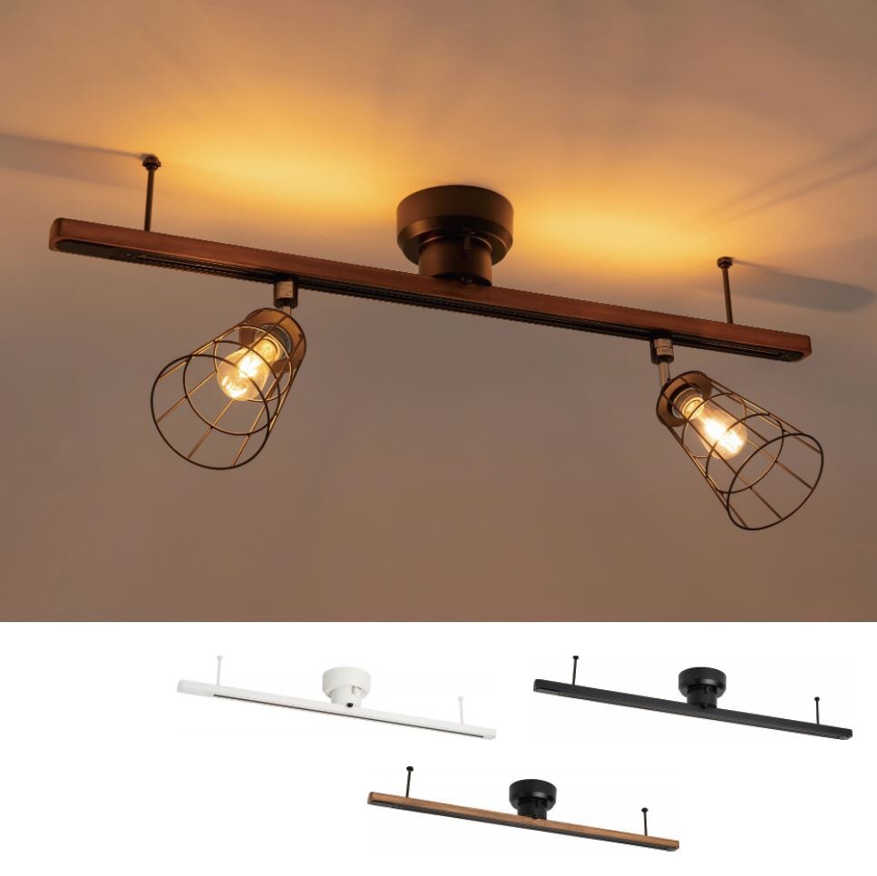 LIGHTING DUCT RAIL with LED / ライティング ダクトレール LED付　（ウッド）