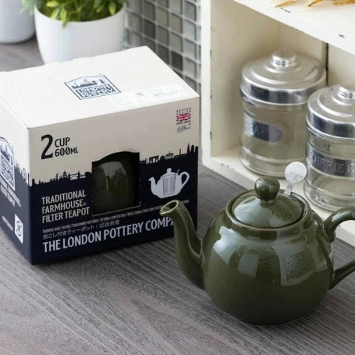 ロンドンポタリー (London Pottery) 　ファームハウス ティーポット 2cup
