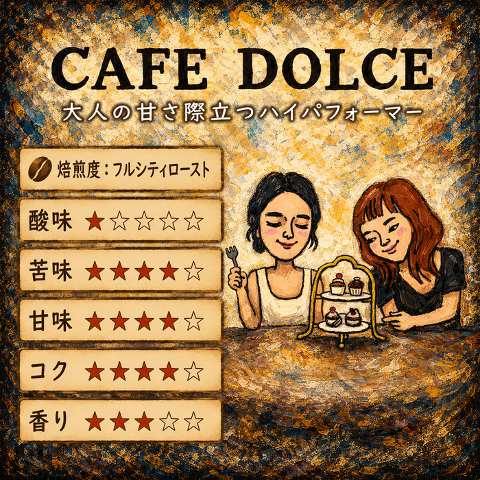 ブラジル カフェドルチェ 日本人好みに合わせた味わい
