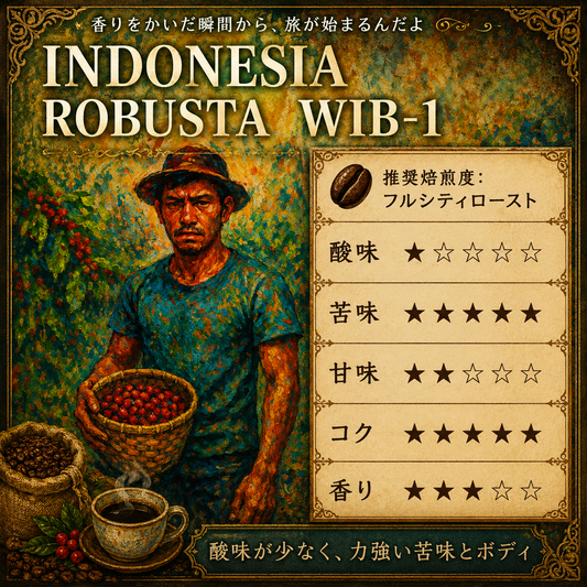 インドネシア ロブスタ WIB-1