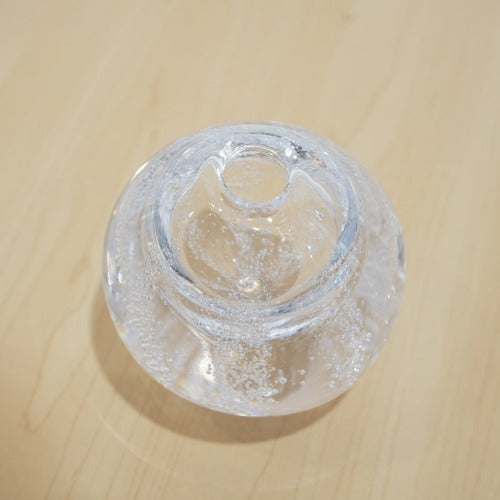 さざ波硝子店　花瓶　水の球体 （大）