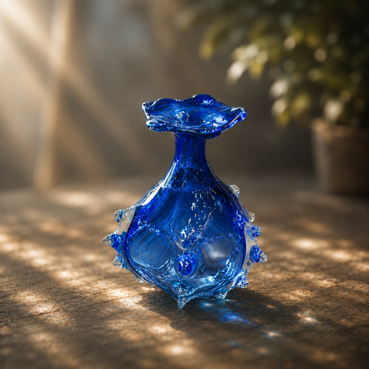 海中こびん　一輪挿し　WATARIGLASS studio