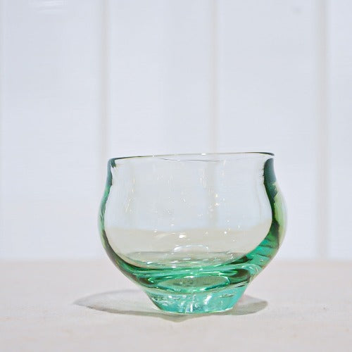 冷酒グラス　琵琶湖彩還元ブルー　glass imeca
