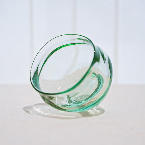 冷酒グラス　琵琶湖彩還元ブルー　glass imeca