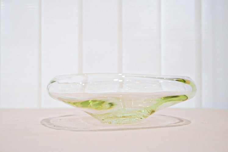 水盤　琵琶湖彩　glass imeca　神永朱美