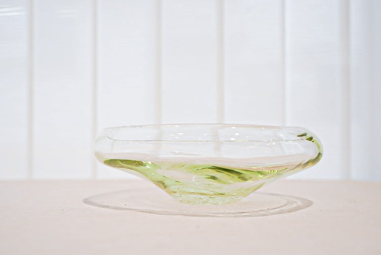 水盤　琵琶湖彩　glass imeca　神永朱美