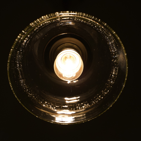 glass imeca 琵琶湖彩ペンダントライト　平丸